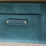 Ashwood Genuine leather purse dark teal sea green colour with gold coloured zipper etc never used in excellent condition with no issues see photos for sizes etc FREE STANDARD POSTAGE INCLUDED Image 2