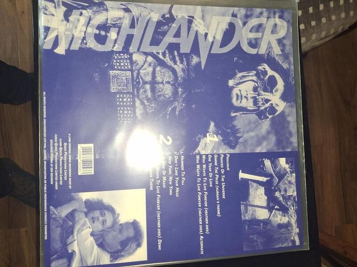 Queen - Highlander - Unofficial - Blue Vinyl