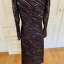 Warehouse Stripped Glitter Dress UK 10 Image 4