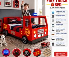 Fire Engine Bed