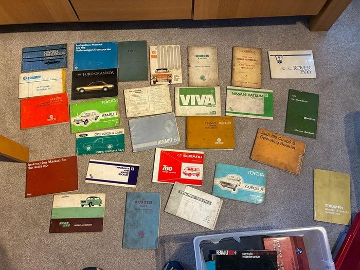 Vintage Car Manufacturer Books