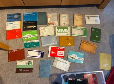 Vintage Car Manufacturer Books