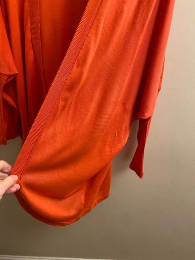 Evans orange cardigan (size 22-24)