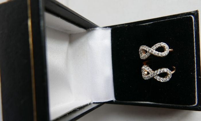 Gold Plated Hyperbola Earrings