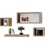 4 x NEW Wall Floating Cube Shelves Image 2