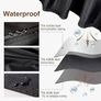 Garden Furniture Covers Waterproof, 420D Oxford Fabric 200x200x90cm Rectangular Garden Table Covers Patio Table Cover Waterproof Anti-UV Rattan Furniture Covers for Furniture Sets Image 4