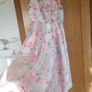 Designer boutique J&J Afinity Paris dress evening gown back long tail 10 to 12 M blush pink Image 2