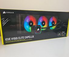 Corsair iCUE H150i Elite Capellix 360mm Liquid CPU Cooler - Black