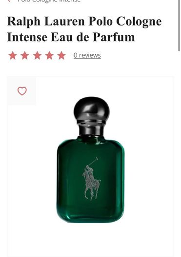 Polo Ralph Lauren intense
