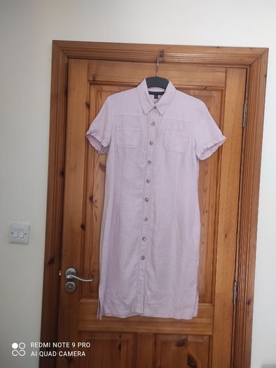 Irish designer linen dress