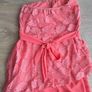 Like NEW Size 6-8 Summer Coral Dress Image 5