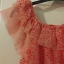 Pale pink net Girls dress age 6-7 Image 3