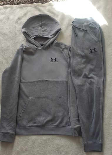 Boys Under Armour Cotton Blend Tracksuit Youth XL Age 13-15