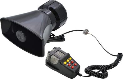 12V Novelty Car Siren Horn 100W 7 Tone
