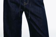 Bershka Loose fit Jeans in Navy size 8