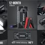 Car Jump Starter 3500A Peak 26800mAh 12V Auto Box Power Bank with USB QC3.0 (ZK003) Image 10