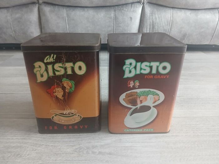 Bisto Gravy Retro storage tin's