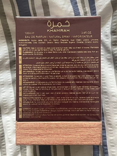 Lattafa Khamrah Dukhan