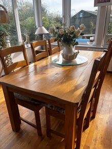 farm house table and chairs