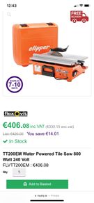 Tile Cutter Norton TT200EM