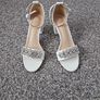 Wedding shoes - white, open toe Image 2