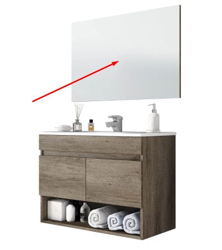 New Casa Oslo Melamine Bathroom 80x45x64