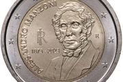 Italy 2 Euro Commemorative Coin 2023 - Alessandro Manzoni. Uncirculated.