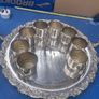 Silver Tray and cups Image 8