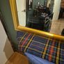 gold large framed mirror Image 5