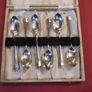 Eight Sterling Antique Silver Spoons. Image 3