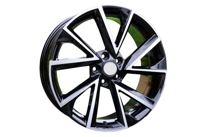 17" Vega Type black Alloy Wheels Vw Audi Seat Skoda 5x112