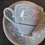 Vintage Arklow Pottery "Belvedere Grey" Demitasse Cups and Saucers Image 9