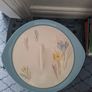Norwegian  Pottery Cream & Blue Vegetable Dish Image 2