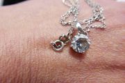 Vintage 925 Sterling Silver Designers Pendant Necklace