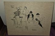 The Cook Out Family and Friends - Norman Rockwell