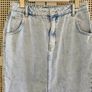 Denim midi Skirt Uk10 Image 2