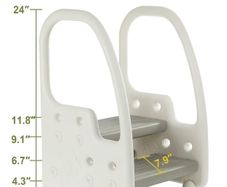 Kids/Toddler 2 step stool/ kitchen helper with handles