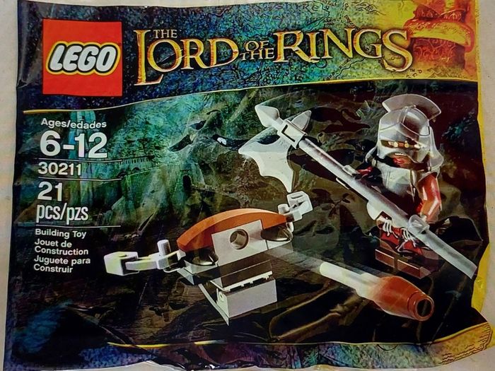 10x Sealed Lego Lord of the Rings Uruk Hai - Polybag (Only 30 left)