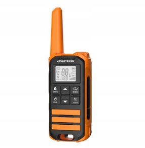 1x Baofeng F22 Mini Walkie Talkie PMR FRS Long Range Rechargable Portable Kids Two Way Radio Type-C Charger for Camping Trip