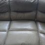 Grey Leather Corner Sofa Image 6