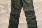 trousers faux leather