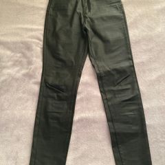 trousers faux leather