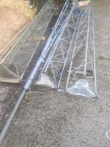 Free standing Galvanized tower