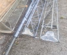 Free standing Galvanized tower