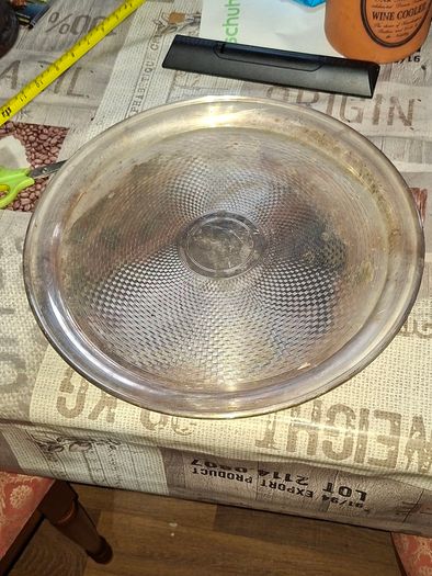 Lot of Large Old Silver Plate Trays for sale as a lot, Postage Available Price for the lot