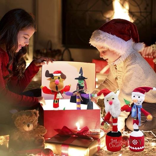 Toys Dancing Talking Toy, Wriggle & Singing Recording Repeat, Education Toys for Babies Children Playing, Home Decor Dancing Snowman Multicolor Rechargeable
