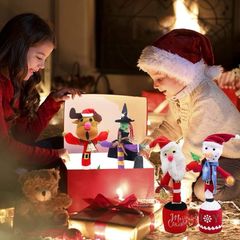 Toys Dancing Talking Toy, Wriggle & Singing Recording Repeat, Education Toys for Babies Children Playing, Home Decor Dancing Snowman Multicolor Rechargeable