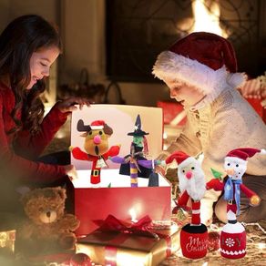 Toys Dancing Talking Toy, Wriggle & Singing Recording Repeat, Education Toys for Babies Children Playing, Home Decor Dancing Snowman Multicolor Rechargeable