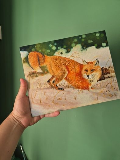 The mouse that got away | oil on canvas panel