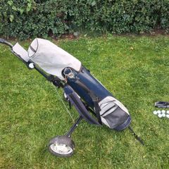 golf set and trolly
